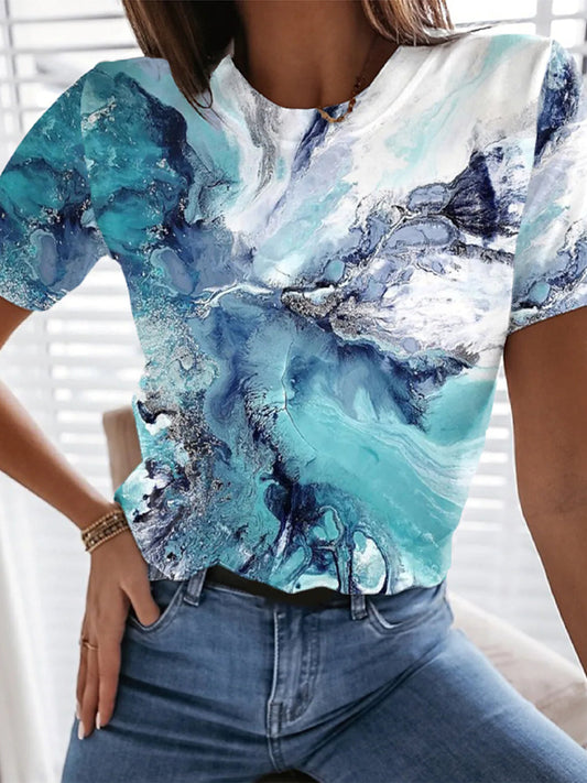 Sea Print T-shirt