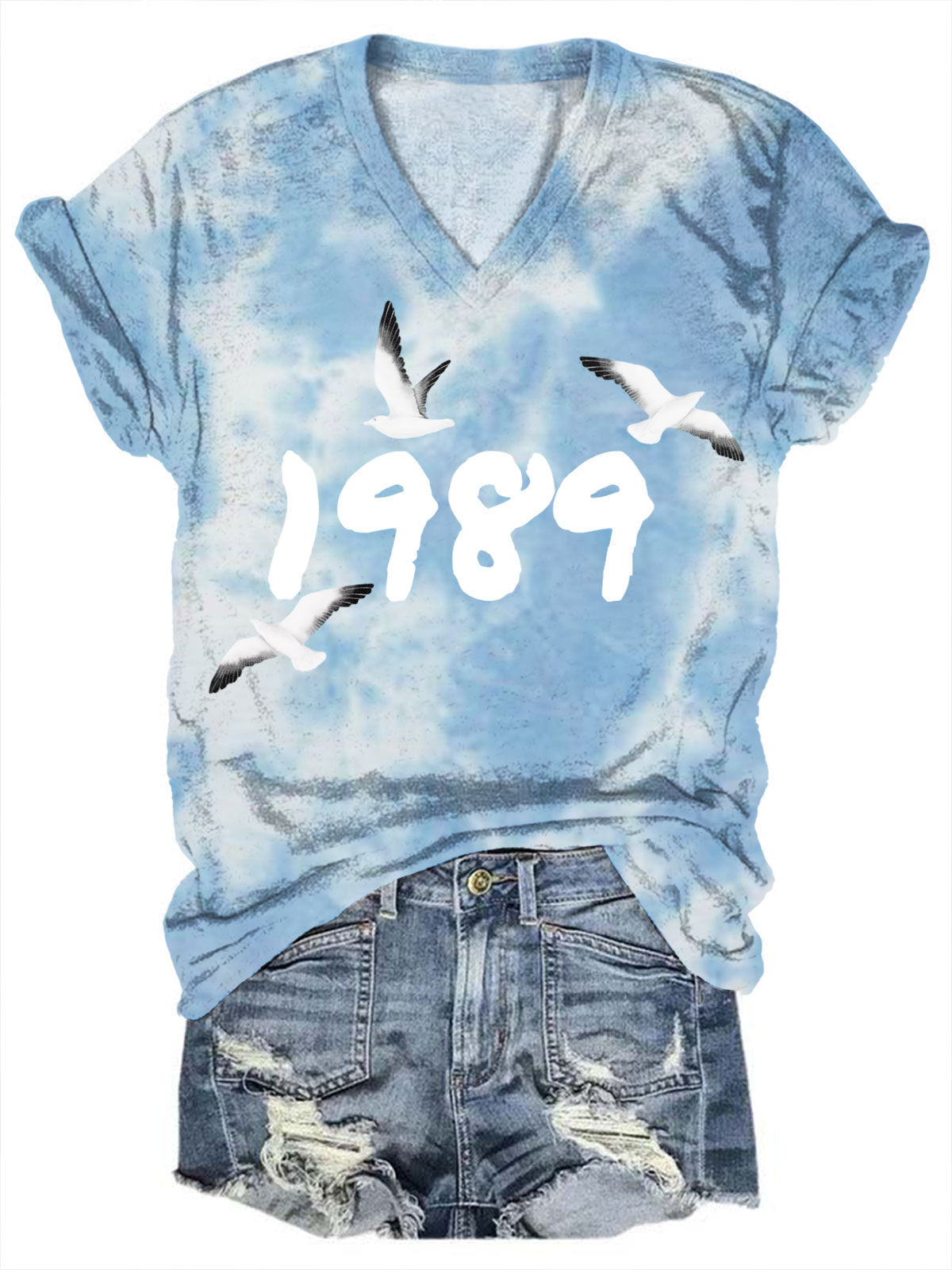 Women's 1989 Print Casual Top