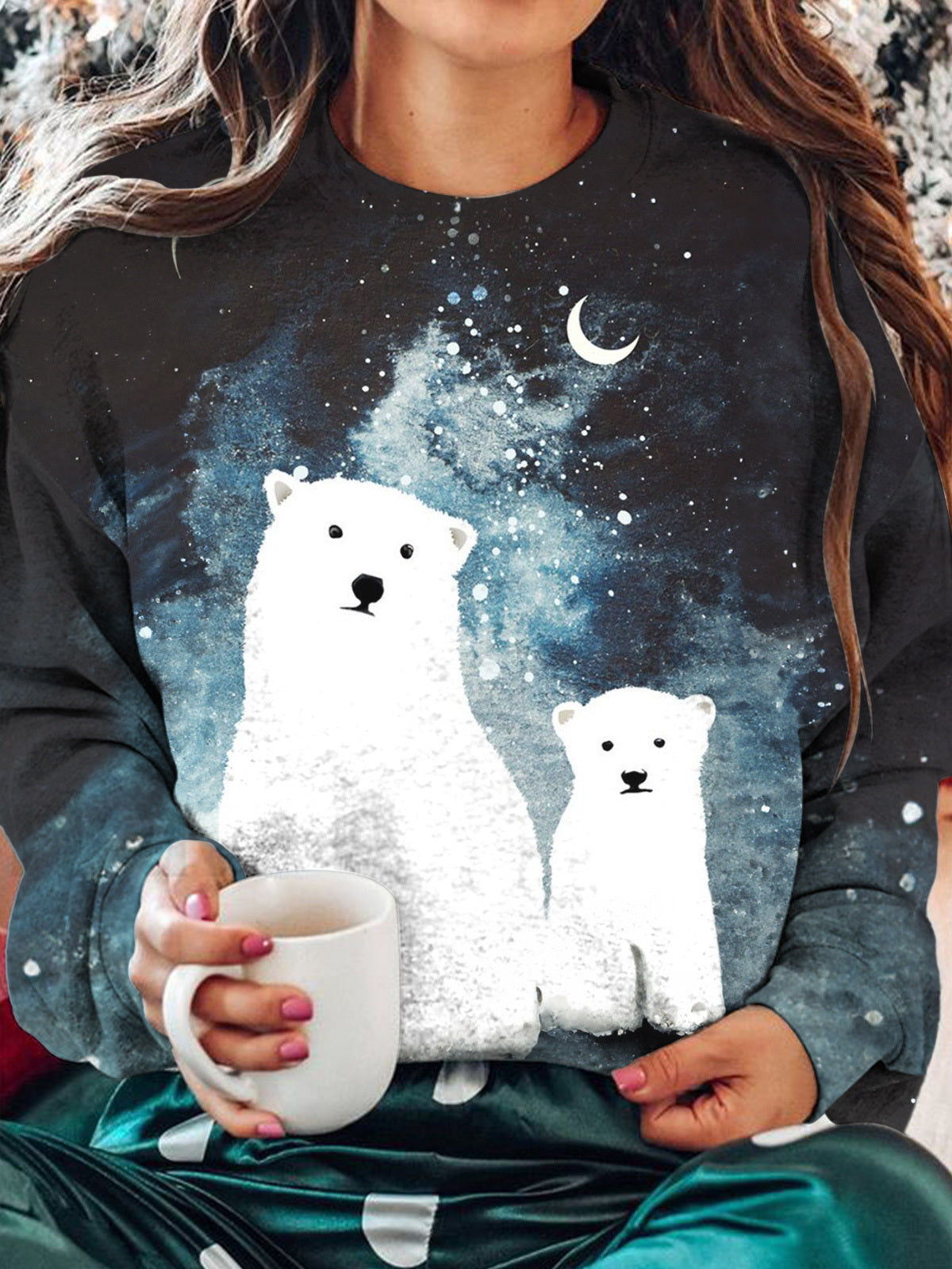 Polar Bears Long Sleeve Top