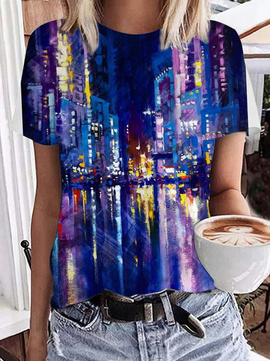 City Reflection Crew Neck T-shirt